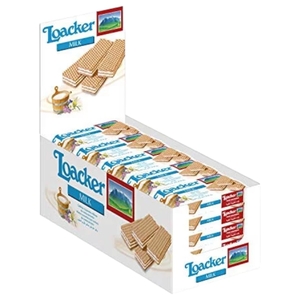 Loacker Wafer Classic Alpine Milk 45G X25