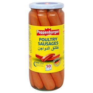 Poppenburger Poultry Sausages 10 Pieces 720G