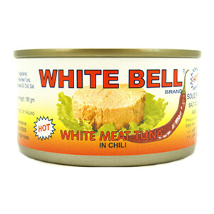 White Bell Tuna In Vegetable Oil Spicy 185G