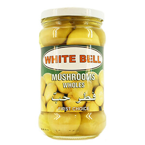 White Bell Mushrooms Whole 280G
