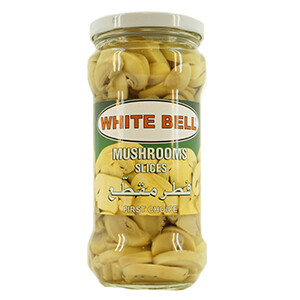 White Bell Mushrooms Slices 330G