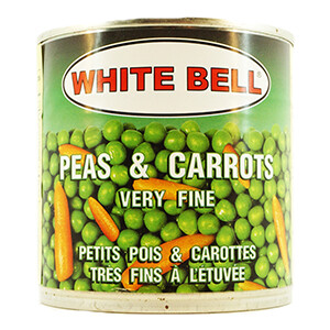 White Bell Green Peas&Carrots 400G