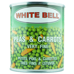 White Bell Green Peas&Carrots800g