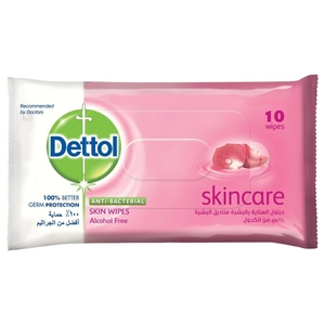 Dettol Anti-Bacterial Wipes Sensitive 10 Pieces