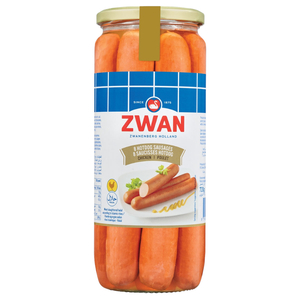 Zwan 8 Hotdog Sausages Chicken 720G