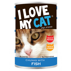 I Love My Cat Chunks With Fish 400G