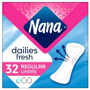 Nana Daily Fresh Regular Unscented 32 Pads