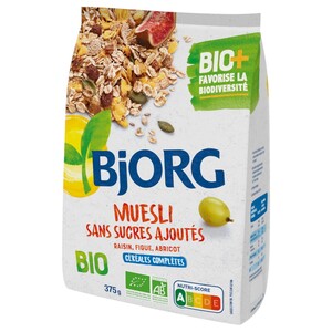 Bjorg Muesli Raisin Figue & Abricot 375G