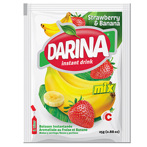 Darina Instant Powder Drink Strawberry & Banana 25G