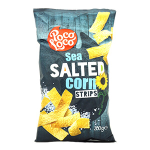 Poco Loco Sea Salt Corn Strips 200G 20121030