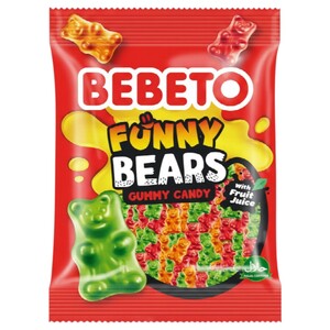 Bebeto Jelly Gum Funny Bears 80G