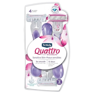 Schick Quattro Disposable Women 3'S