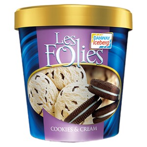 Iceberg Les Folies Ice Cream Cookies & Cream 130Ml