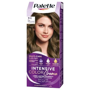Palette Hair Color Intensive Cream No. 7.1 Cool Middle Blonde 50Ml