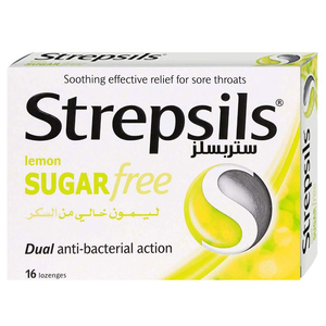 Strepsils Lemon Sugar Free 16 Pieces