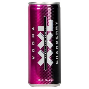 Xxl Vodka Mix Energy Cranberry 250Ml