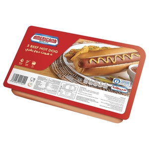 Americana Frozen 5 Beef Hot Dog 450G