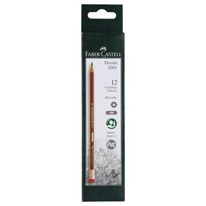 Faber Castell Pencil With Rubber 2.5 Hb