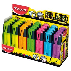 Maped Highlighter Display Assorted Colours 28 Pieces