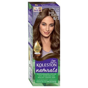 Koleston Naturals Hair Color Dark Ash Blonde 6/1 110Ml