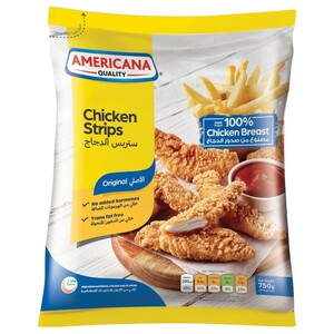 Americana Frozen Chicken Strips 750G