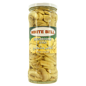 White Bell Mushrooms Slices 530G