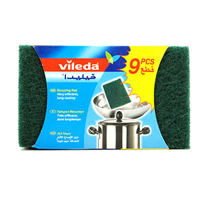 Vileda Tscouring Pads 9 Pieces