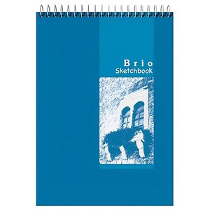 Brio Sketch Book Spiraled 16 Sheets 90G