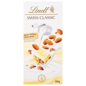Lindt White Almond Nougat 100G