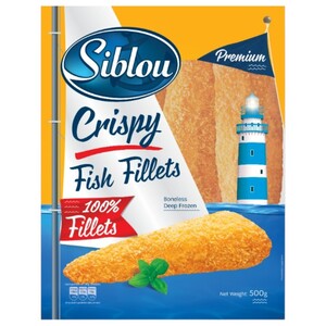 Siblou Frozen Crispy Fish Fillets 500G