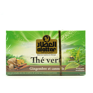 Al Attar Green Tea + Cinnamon& Ginger 20Bag