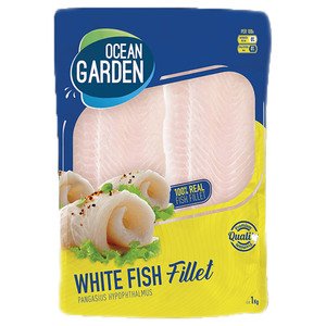 Ocean Garden Frozen White Fish Fillet 170/220 1Kg