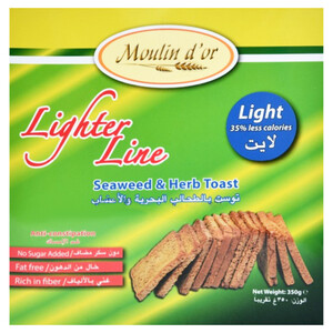 Moulin D'or Toast Light Seaweed & Herb
