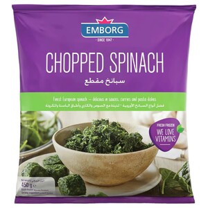Emborg Chopped Spinach 450G