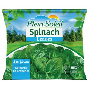 Plein Soleil Frozen Spinach Leaves 400G