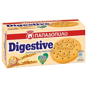 Papadopoulos Digestive Biscuits 35% Less Fat 250G