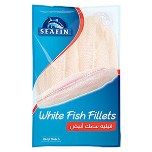Seafin Frozen White Fish Pangasius Fillet 1Kg