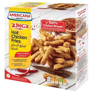 Americana Frozen Chicken Fries Hot & Spicy 400G