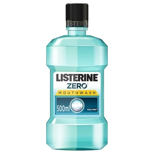 Listerine Mouthwash Zero Alcohol Mild Mint 500Ml