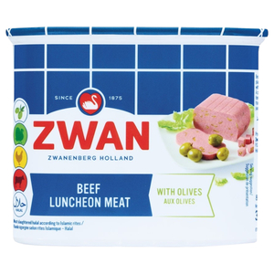 Zwan Beef Luncheon Meat Olives 340G