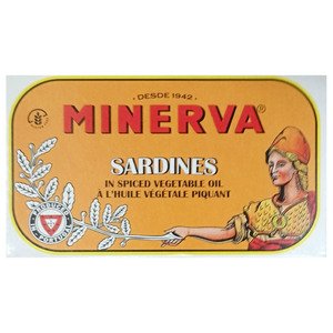 Minerva Sardines In Spiced Vegetable Oil 120G