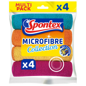 Spontex Microfiber Collection 4 Pieces