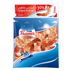 Frumer Frozen Cooked Peeled Shrimps Jumbo 400G