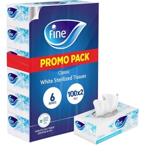 Fine Classic (100 Tissues) - Pack Of 6