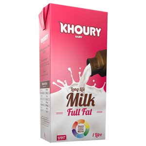 Dairy Khoury Uht Milk Full Fat 1L