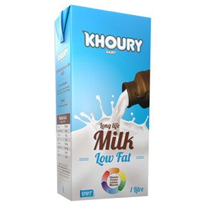 Dairy Khoury Uht Milk Low Fat 1L