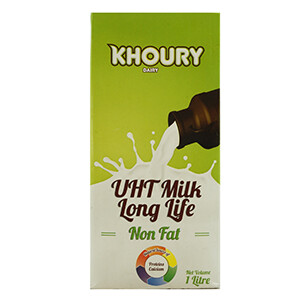 Dairy Khoury Uht Milk Non Fat 1L