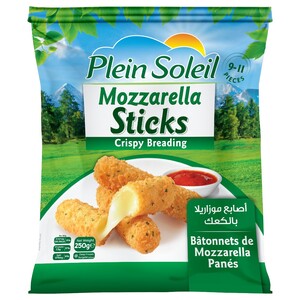 Plein Soleil Frozen Mozzarella Sticks 9-11 Pieces 250G