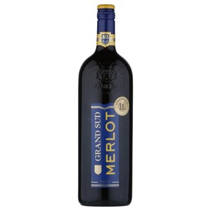 Grand Sud Red Wine Merlot 2015 1L