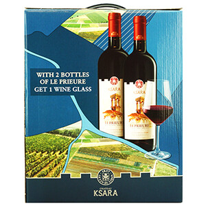 Ksara Prieure 2*75Cl + Wine Glass
